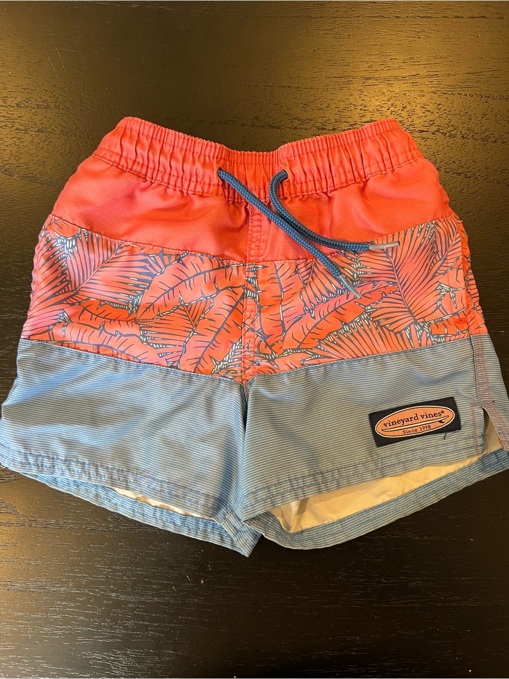 Vineyard Vines Kids Swim Trunks - Coral, Light Blue, Navy